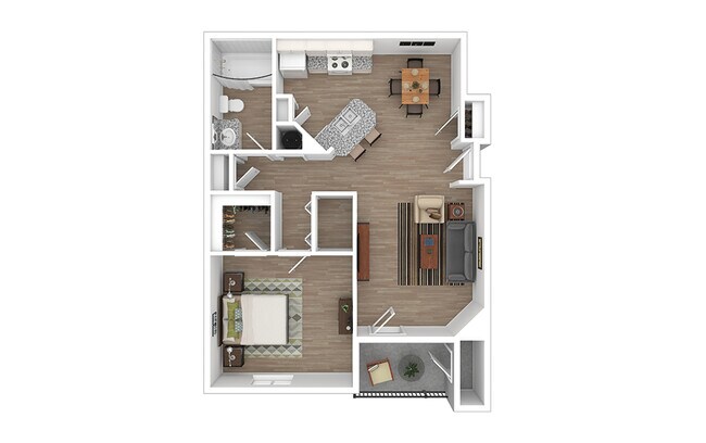 Unit 6204 floor plan